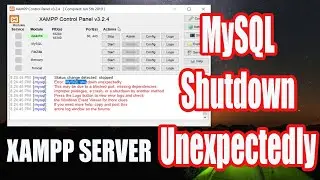 [Solved 100%] XAMPP : MySQL and phpMyAdmin don't work
