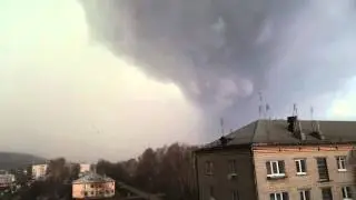 Мощная гроза в начале апреля 2016г.