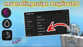 new trolling script Acrylix v2.0 | go to pin comment to try the script enjoy