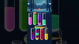 Water Sort & Help The Girl Level 63 #CorianderGaming