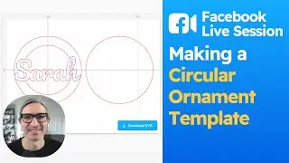 Facebook Live Session #2: Making a circular ornament template