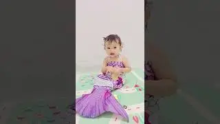 BAYI LUCU BANGET PAKAI KOSTUM MERMAID😍