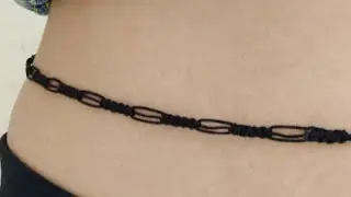 Black thread design for waist || Kamarband || tagdi || design 4