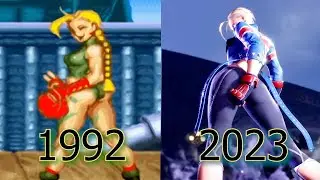 Cammy White Evolution in Street Fighter Games Series