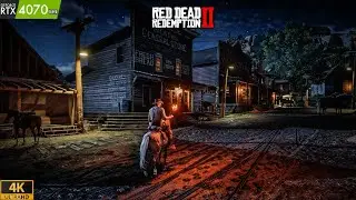 (4k) RED DEAD REDEMPTION | ENJOY THE GRAPHICS  | RTX 4070 SUPER WITH 4K SETTING |