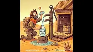 相信|取得前先付出|抽水機旁的水瓶