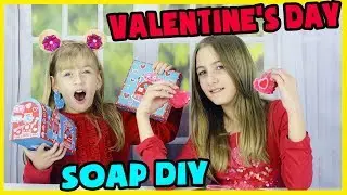 VALENTINE'S DAY SOAP DIY! MAKING VALENTINE'S DAY GIFTS.