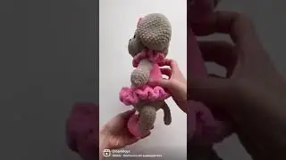 Plush amigurumi crochet dog #amigurumi #crochet #crochetamigurumi #crochetdoll #crocheting