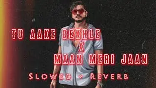 Tu Aake Dekhle X Maan Meri Jaan (Slowed + Reverb) Lofi Mix || #trending #viral #lofi #king #mashup