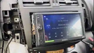 Toyota Rav 4 2005 - 2016 factory radio removal & double din install.