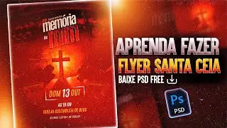 Como Fazer Flyer De Santa Ceia No Photoshop