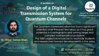 Design of a Digital Transmission System for Quantum Channels