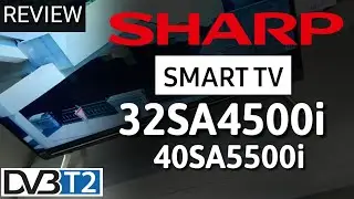 REVIEW LED SMART TV SHARP 32SA4500i & 40SA5500i indonesia HD