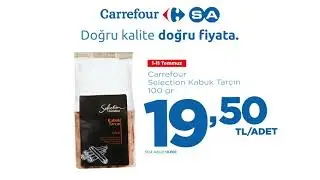 Carrefour Selection Kabuk Tarçın 100 gr 19,50 TL/Adet