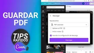 Guardar PDF en Canva