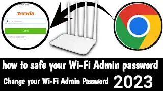 How to safe your Wi-Fi Dashboard || Change your Wi-Fi Admin Password 2023 || Tender Router || Tech