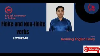 Finite and Non-finite verbs (Lecture-01)