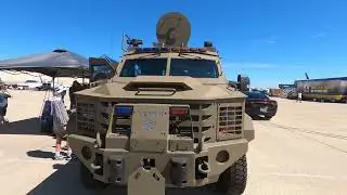 Military Police Tactical Vehicle similar to Police Swat Team at Miramar TopGun Base San Diego