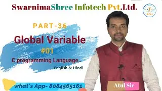 What is global variable in c programming language ? | Hindi | Global Variable in C | 01