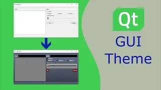 How to set a GUI Theme to a Qt Widgets Application
