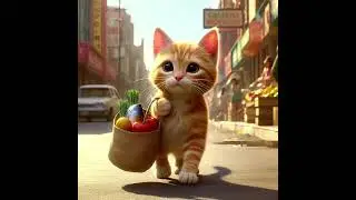 Cute cat going market 😍😍 #cat #catlover