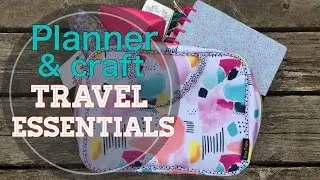 Craft & Planner Travel Essentials // What's in my bag | I'm A Cool Mom
