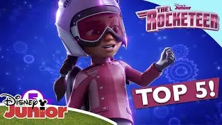 Rocketeer | Top 5 Missies 🌟 | Disney Junior BE