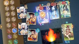 Amber and 16 dice against the world | Genshin Impact TCG