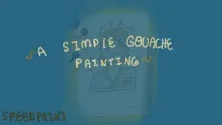 ~a small painting with gouache~