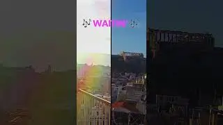 Athens & Parthenon Sunrise 🌅 #travel #tourist #europe #athens #timelapse