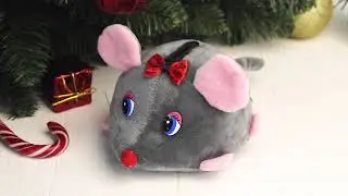 Копилка "Мышка" (мягкая музыкальная игрушка)