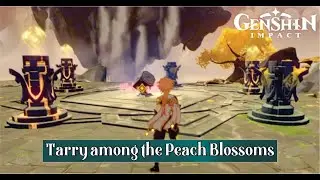 Tarry Among the Peach Blossoms Genshin Impact