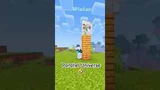 Minecraft But Parallel Universe 🤣 