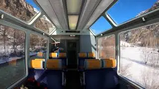 Ледяной Экспресс Zermatt-Visp 4k (Швейцария, январь 2020)