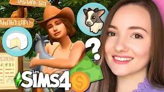 Peut-on GAGNER sa vie dans les SIMS 4 avec un élevage de chèvre ? 🤑