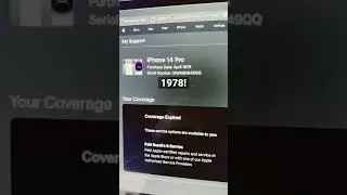 My Amazon Renewed iPhone 14 Says It Was Purchased In 1978!