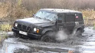 Раскатываем старую трассу "Жёлтой горы" в Гагаринском болоте