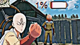 ☝👊SAITAMA USANDO 00,01% DO SEU PODER, CONTRA MOBILES😤🤏