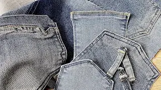 DIY Sewing from Denim Pockets: Master Class
