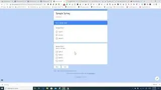 Google Forms: Adding Sections / Sorting