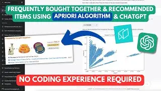 Apriori algorithm with market basket analysis using ChatGPT and Noteable plugin