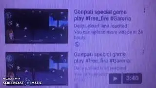 Daily Upload Limit Reached You Can Upload More Videos In 24 Hours Text Has Fallen Into Something V2