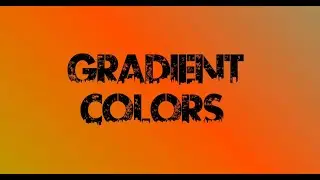 Gradient colors for Background Animation ||CSS Animation