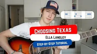How To Play CHOOSING TEXAS by Ella Langley! Beginner Guitar Tutorial