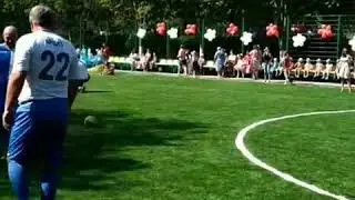 Открытие стадиона в Задунаевке