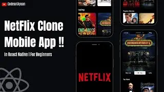 🔴Netflix App in React Native | Project Setup and Splash Screen | For Beginners