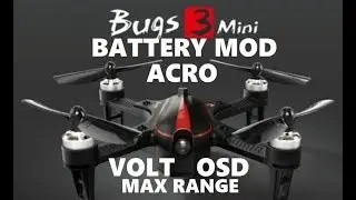 MJX BUGS 3 MINI FXT Mars & Viper Goggles Jumper T8SG MAX RANGE Battery & Voltage MOD