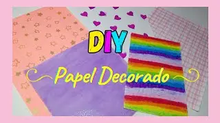 DIY*Haz tu Propio Papel Decorado✨*5 IDEAS⭐️