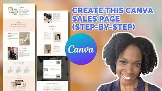 How to Create a Digital Product Sales Page in Canva For Free (Step-By-Step) With FREE TEMPLATE