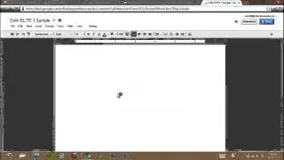 Getting started with Google Docs.